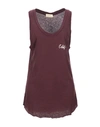 ALL THINGS FABULOUS ALL THINGS FABULOUS WOMAN TANK TOP DEEP PURPLE SIZE XS COTTON, LINEN,12543450VG 4