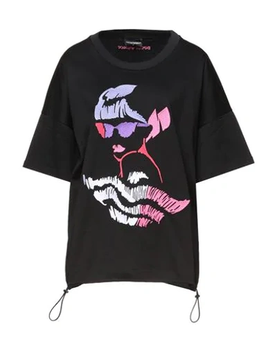 Emporio Armani T-shirts In Black