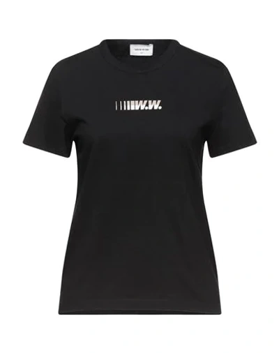 Wood Wood T-shirts In Black