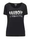Barbour T-shirts In Black