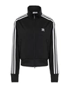 Adidas Originals Firebird Tt Pb Woman Sweatshirt Black Size 4 Recycled Polyester In Black