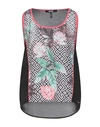 !m?erfect Woman Top Black Size S Polyester In Black