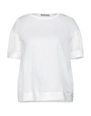 High T-shirts In White
