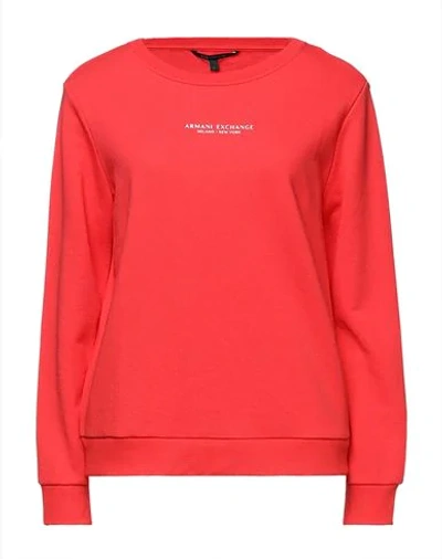 Armani Exchange Sweatshirt In Coral