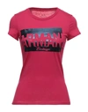 Armani Exchange T-shirts In Garnet