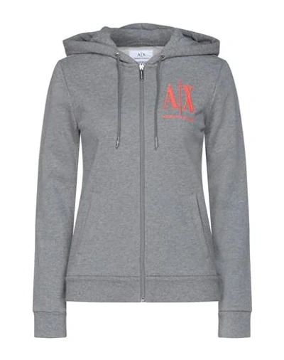 Armani Exchange Sweatshirts In Grey
