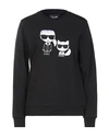 Karl Lagerfeld Ikonik Karl Choupette Jumper In Black