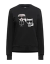 Karl Lagerfeld Sweatshirts In Black