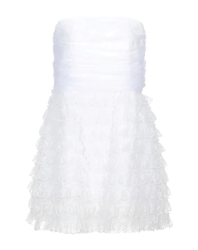 5rue Short Dresses In White