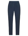 ROSSOPURO ROSSOPURO WOMAN PANTS MIDNIGHT BLUE SIZE 12 COTTON, ELASTANE,13441545NN 1