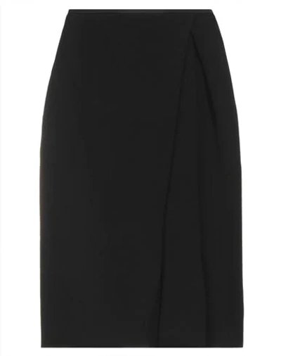 Emporio Armani Midi Skirts In Black