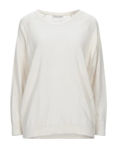 Le Tricot Perugia Sweaters In Ivory