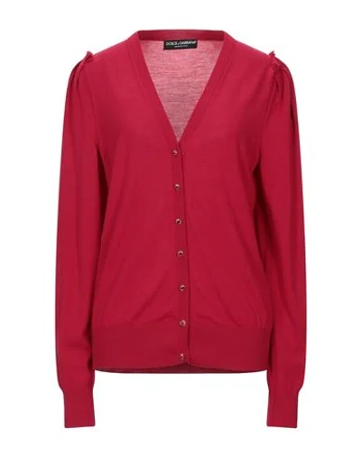 Dolce & Gabbana Cardigans In Red