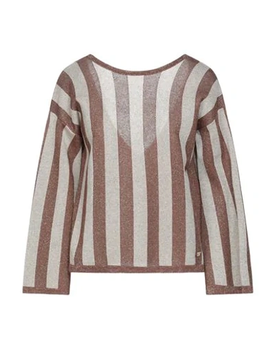 Be Blumarine Sweaters In Brown