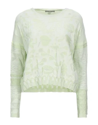 High Sweaters In Light Green