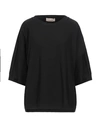 Maison Flaneur Sweaters In Black