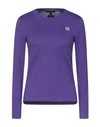 Armani Exchange Sweaters In Purple