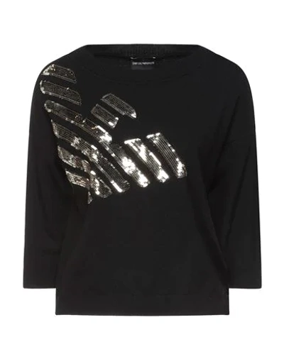 Emporio Armani Sweaters In Black