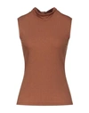 REJINA PYO REJINA PYO WOMAN TURTLENECK CAMEL SIZE L TENCEL, ELASTANE,14110328VX 4