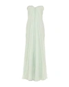 Alexander Mcqueen Long Dresses In Light Green