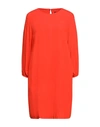 Manila Grace Short Dresses In Orange