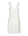 Twinset Short Dresses In White