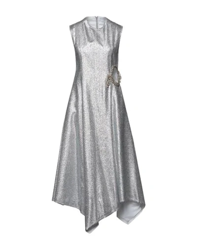 Jw Anderson Midi Dresses In Silver