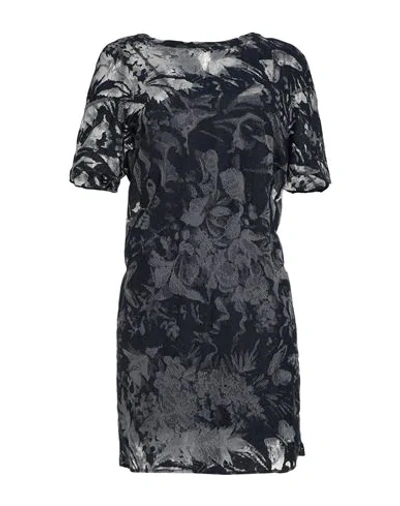 Manila Grace Short Dresses In Dark Blue