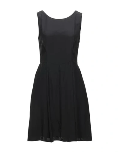Emporio Armani Short Dresses In Black
