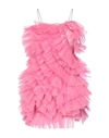 Laneus Short Dresses In Fuchsia