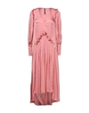 MOTHER OF PEARL MOTHER OF PEARL WOMAN MIDI DRESS PASTEL PINK SIZE 2-4 VISCOSE,15104214BT 2