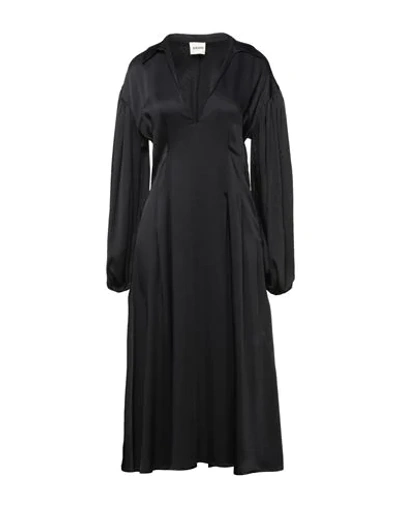 Khaite 3/4 Length Dresses In Black