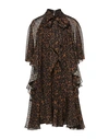 Erdem Midi Dresses In Brown