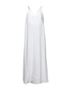 Armani Exchange Midi Dresses In White