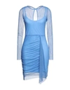 Patrizia Pepe Short Dresses In Azure
