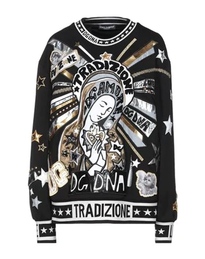 Dolce & Gabbana Sweatshirts In Black