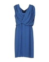 Blumarine Midi Dresses In Blue