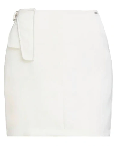 Armani Exchange Mini Skirts In White