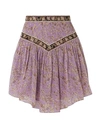 Isabel Marant Étoile Mini Skirts In Light Purple