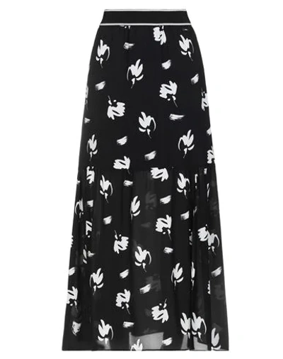 Armani Exchange Long Skirts In Black