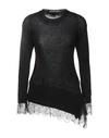 Ermanno Scervino Sweaters In Black