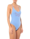 Giada Benincasa One-piece Swimsuits In Sky Blue