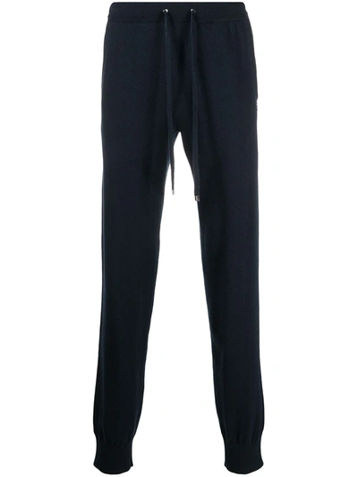 Ron Dorff Tapered Track Pants In Blue