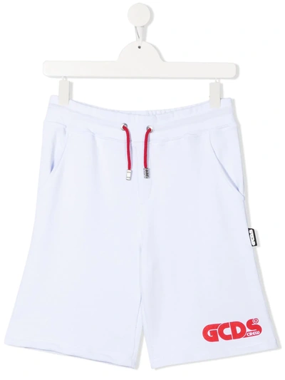 GCDS LOGO PRINT TRACK SHORTS