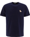 Maison Kitsuné Chillax Fox Patch Classic T-shirt In Blue