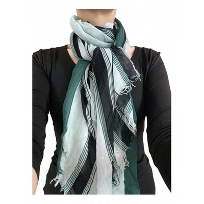 Pre-owned Marc Jacobs Scarf In Green