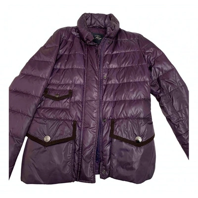 Pre-owned Fay Coat In Purple
