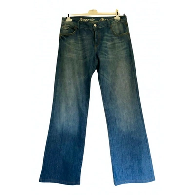 Pre-owned Emporio Armani Large Jeans In Blue