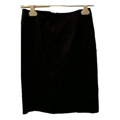 Pre-owned Hugo Boss Mid-length Skirt In Black