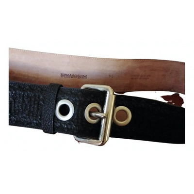 Pre-owned Ermanno Scervino Belt In Black